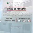 Aviso de  Audiência Pública