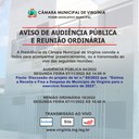 AVISO DE AUDIÊNCIA PÚBLICA E REUNIÃO ORDINÁRIA