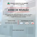 Aviso de Reunião