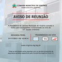 AVISO DE REUNIÃO