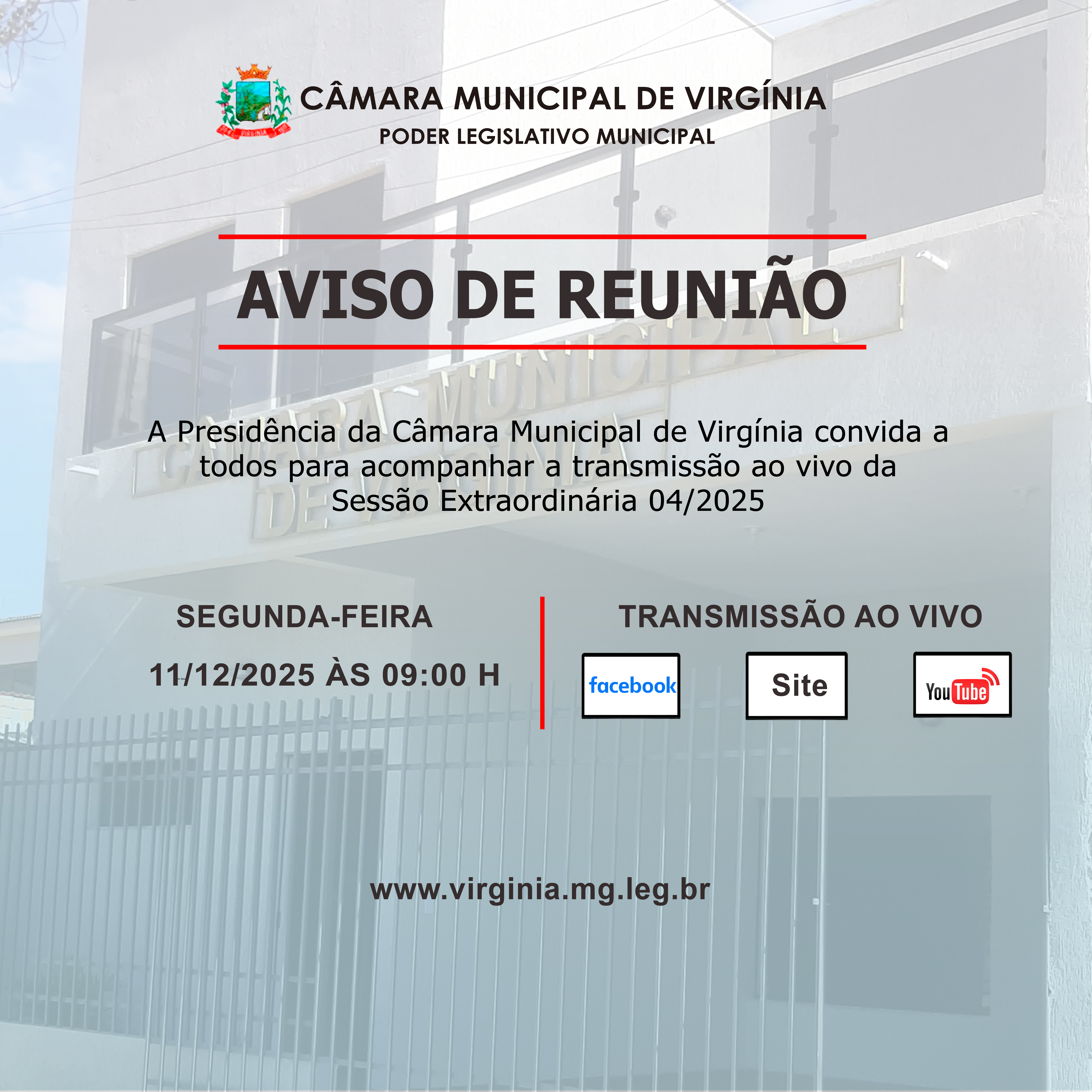 Aviso de Reunião Extraordinária